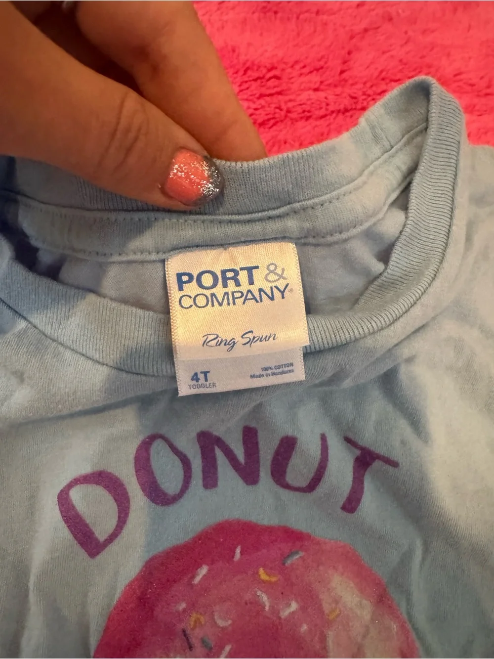 Donut Party Crew T-Shirt & Party Supplies - Blue, Pink, Purple